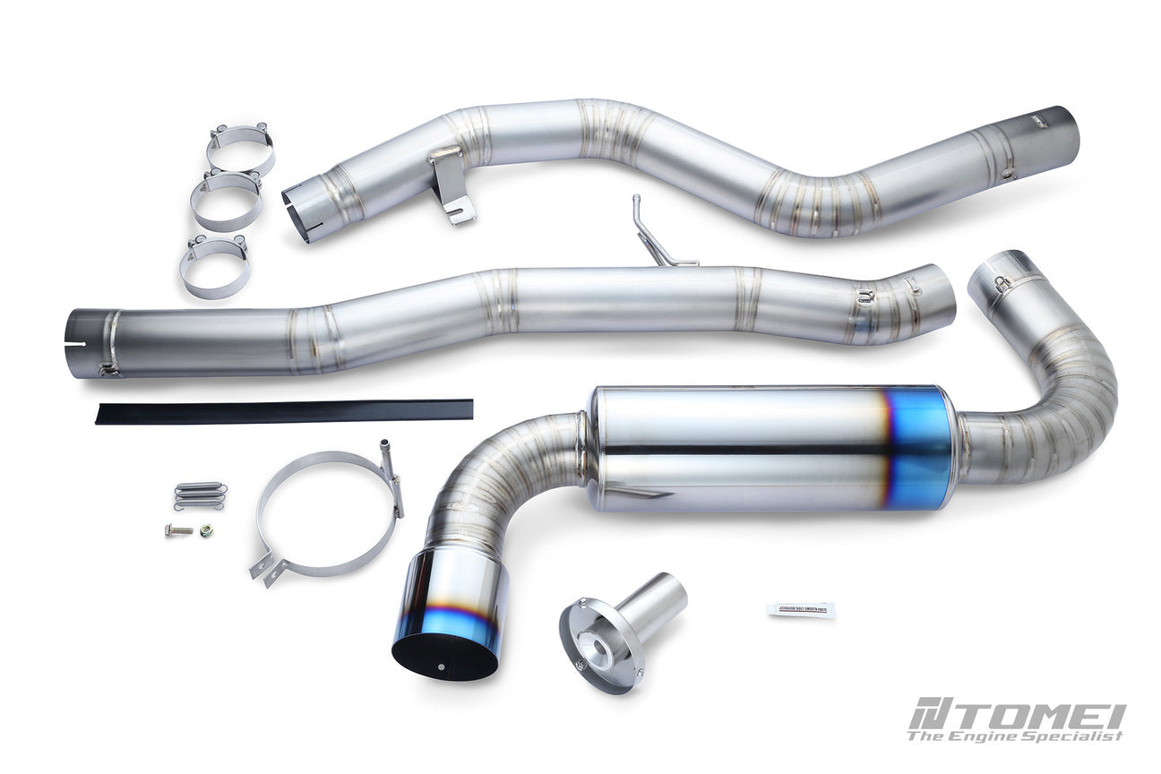 Tomei Full Titanium Expreme Ti Single-Exit Muffler Kit Type-R - 2020+ GR SUPRA