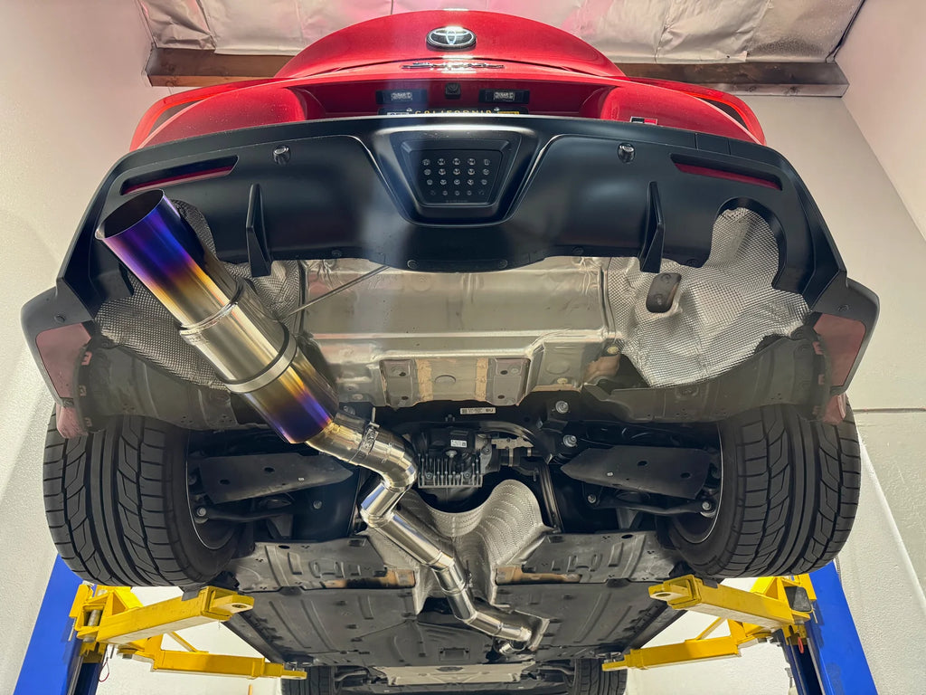 SP1-X True 4" Full Titanium Single Exit Exhaust system for A90 Supra