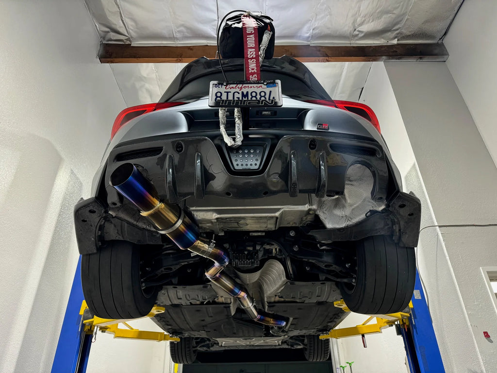 SP1-X True 4" Full Titanium Single Exit Exhaust system for A90 Supra