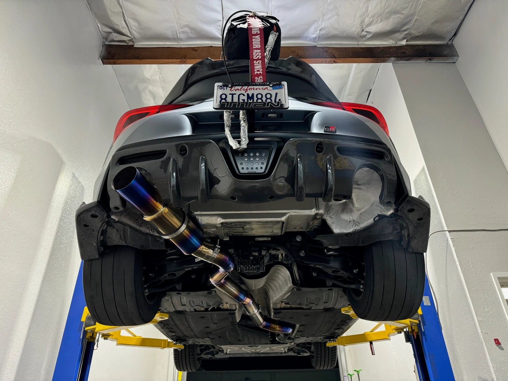 SP1-X True 4" Full Titanium Single Exit Exhaust system for A90 Supra