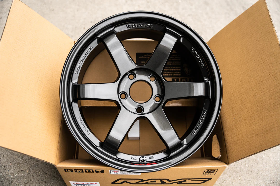 Volk Racing TE37SL - 19in - Diamond Black - GR Supra 20+ (Front and Rear Fitment)